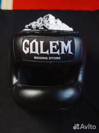 Боксерский шлем golem бамперный