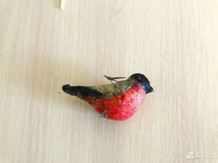 Старинная елочная игрушка - Снегирь и другие