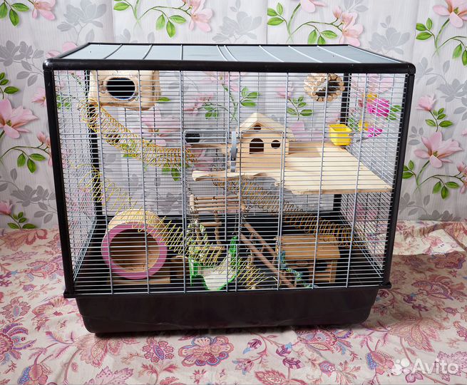 Клетка для шиншилл крыс дегу хомяков грызунов