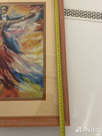 Интерьерная картина ручная работа (вышивка)