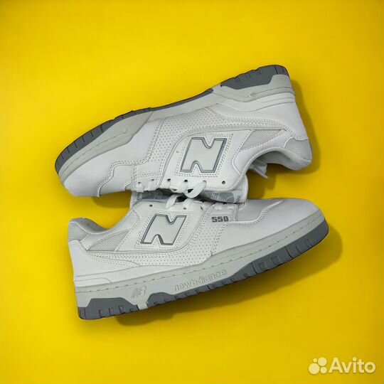 Кроссовки new balance 550 белые