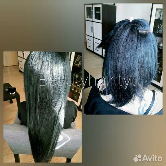 Снятие наращенных волос