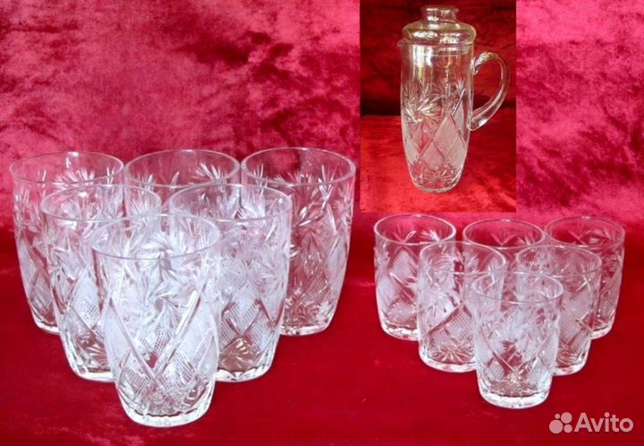 Блюдо для торта и пирожных (стекло). «кзхс» СССР