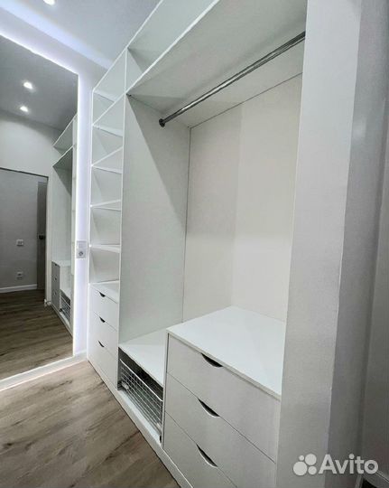 Гардеробный шкаф на заказ от производителя