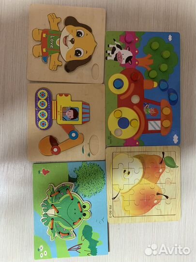Пазлы деревянные