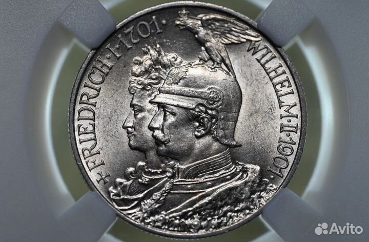 2 Марки 1901года Германия Пруссия слаб HPP ms62