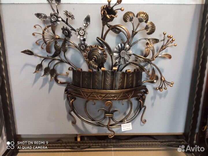 Кованый букет полевых цветов