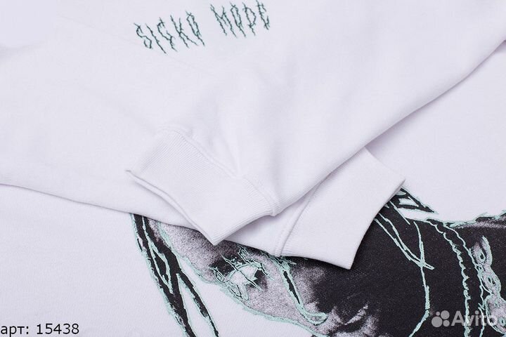 Лонгслив travis scott Белый L