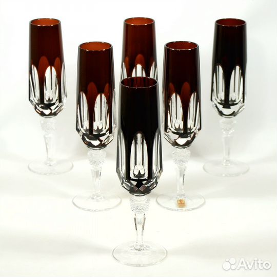 Antika Nachtmann Бокал фужер хрусталь рубин