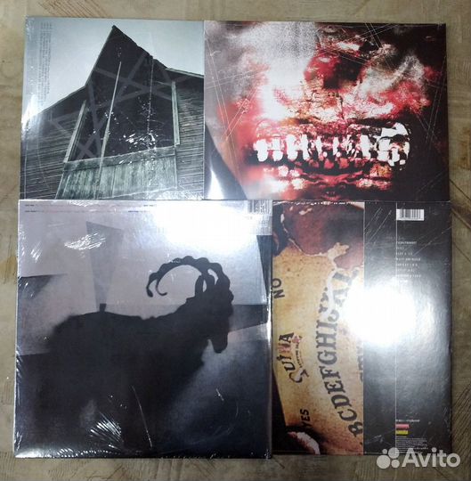 Slipknot (4 Albums, 7 Coloured LP, NEW) EU