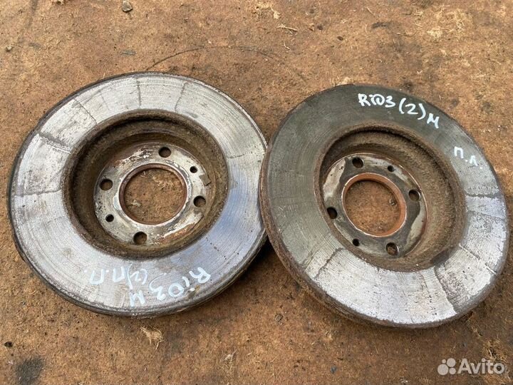 Диск тормозной передний Kia Rio 3 Hyundai Solaris