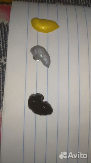 Краски: 3 бутылька гуаши Jovi 250мл (металлик)