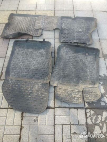 Коврики салона резиновые Ларгус