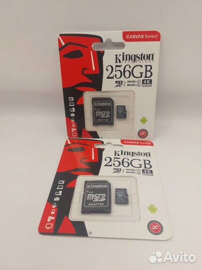 Карта памяти MicroSD 256-GB