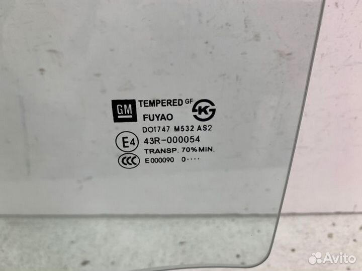 Стекло двери заднее левое Chevrolet Spark M300