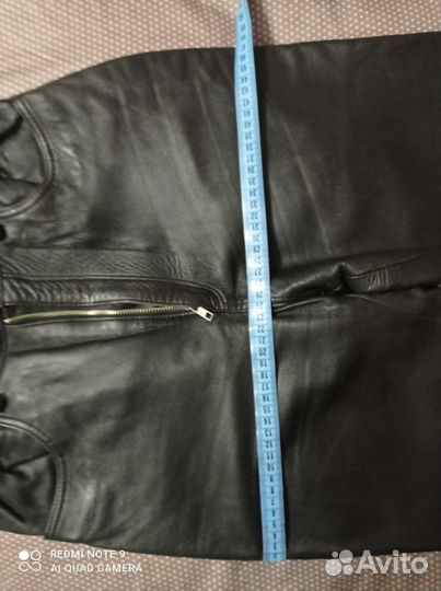 Брюки кожаные