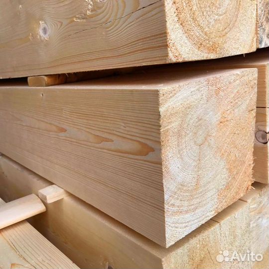 Брус из сосны 150х200х6000мм, 1-2 сорт