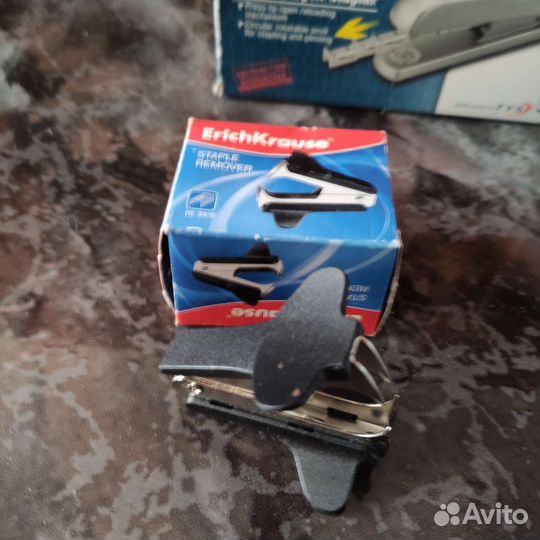 Степлер,антистеплер и дырокол (сталь) (Германия)