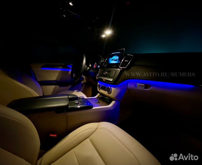 Подсветка салона для Mercedes GLE coupe C292