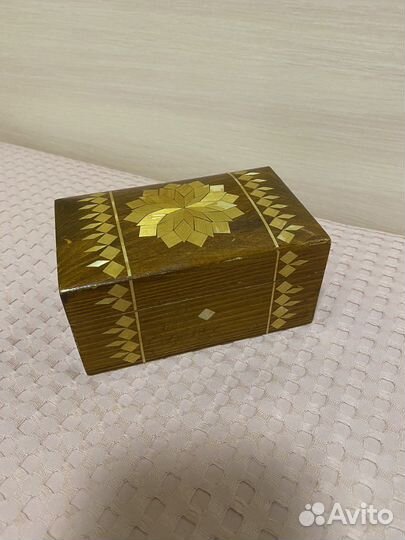 Шкатулка деревянная СССР
