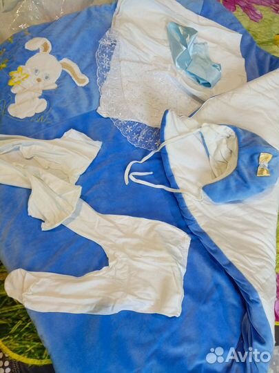 Зимнее одеяло на выписку