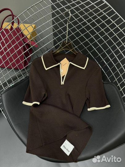 Крутое поло Miu Miu