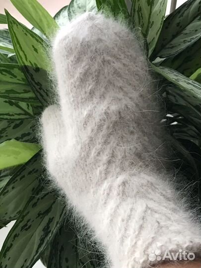 Варежки пуховые