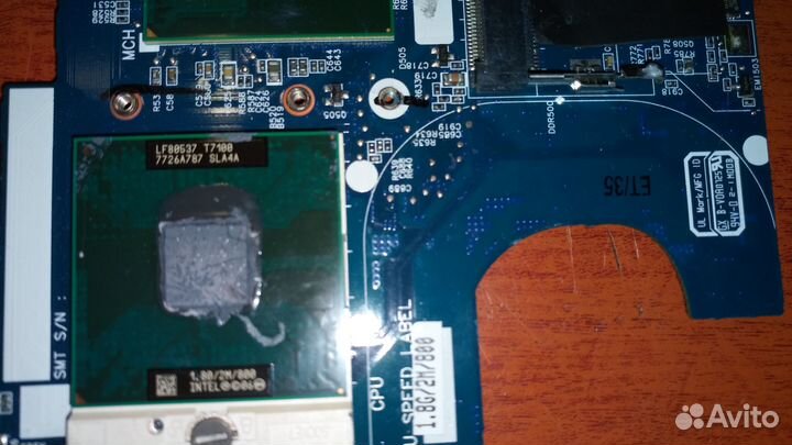 Процессоры для ноута i T4300, i T7100