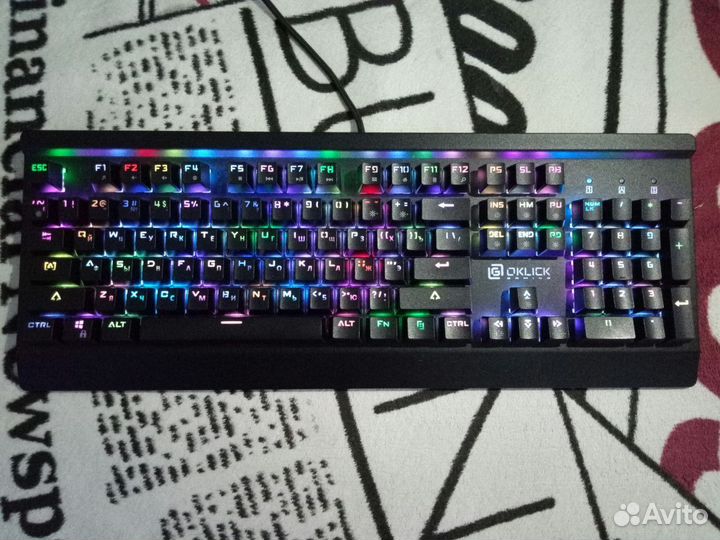 Клавиатура Oklick 950G Iron Edge