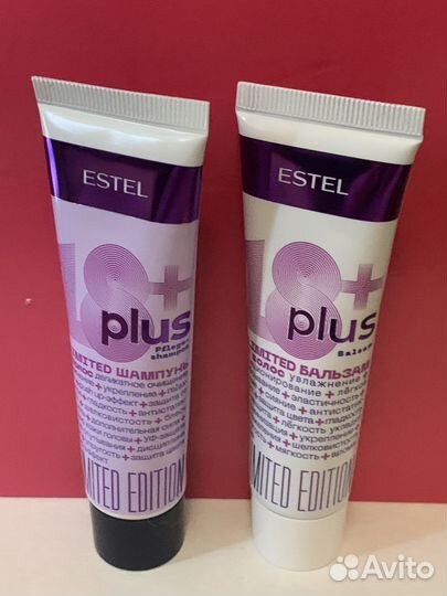 Estel, шампунь и бальзам для волос 18 Plus 30 мл