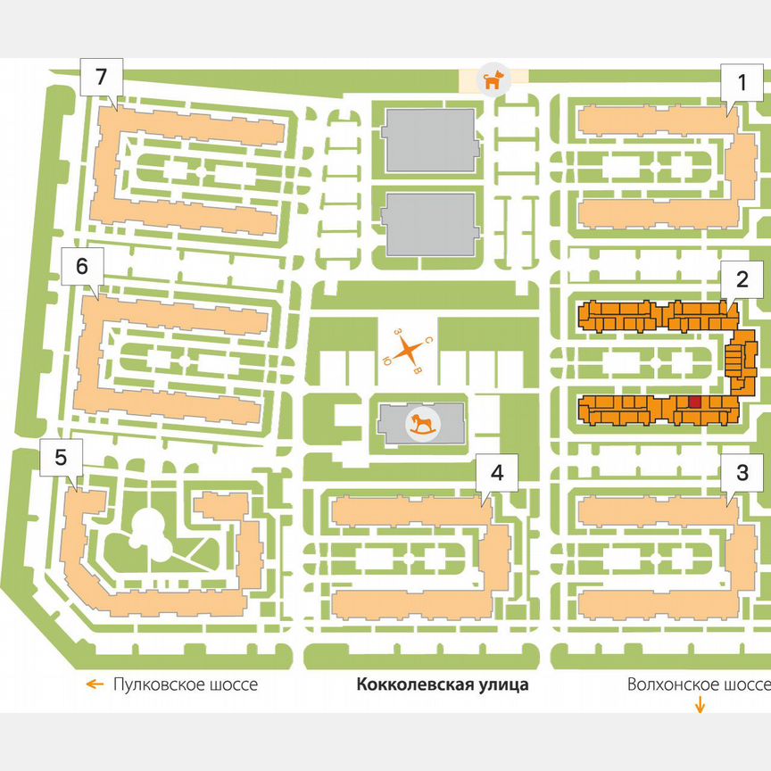 1-к. квартира, 38,6 м², 2/5 эт.