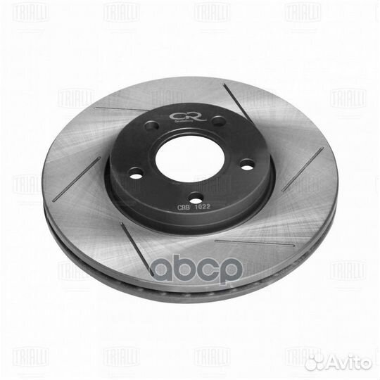 Диск торм. HighCarbon с тех.выт. перед. лев. дл