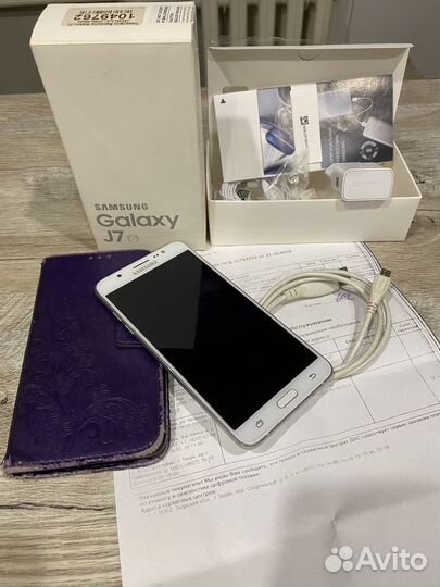 Телефон Samsung galaxy j7 (2016) 16Gb White