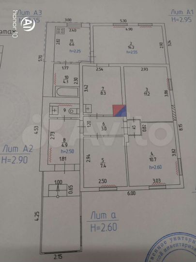 Дом 78 м² на участке 6 сот.