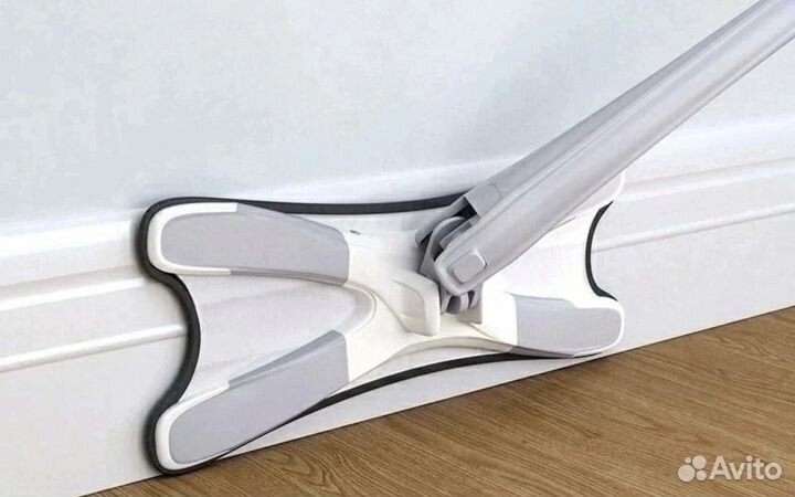 Швабра с оджимом+ две насадки в комплекте