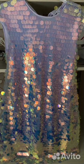 Платье с пайетками