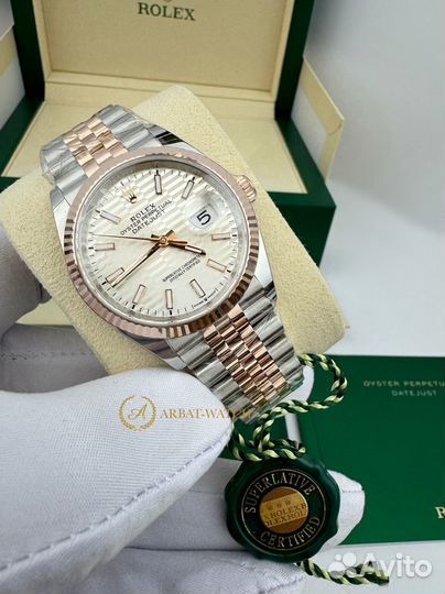 Rolex Datejust 36 mm 126231 Silver Decor Rolesor J