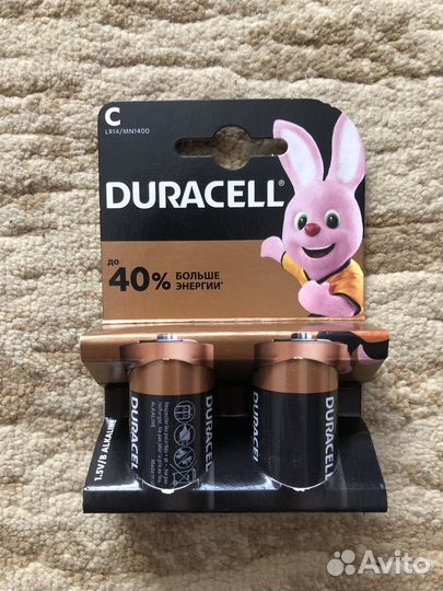 Батарейки Duracell LR14 (c2)