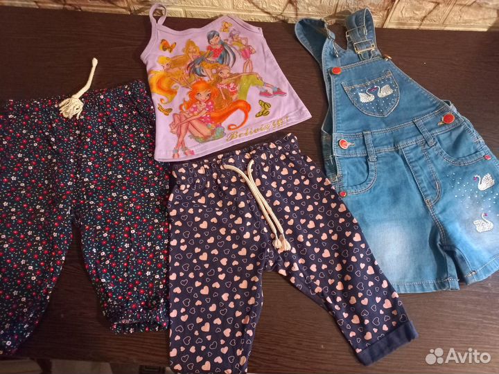 Вещи пакетом для девочки 74 80