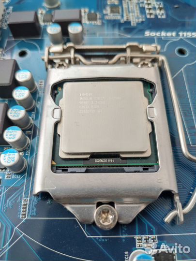 Материнская плата 1155 GA-P75-d3 + i5 2500