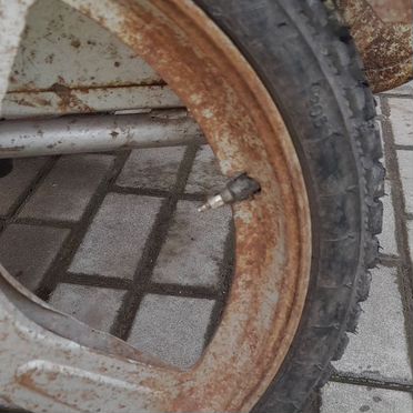 Тачка садовая СССР на пневмо колёсах ралитет
