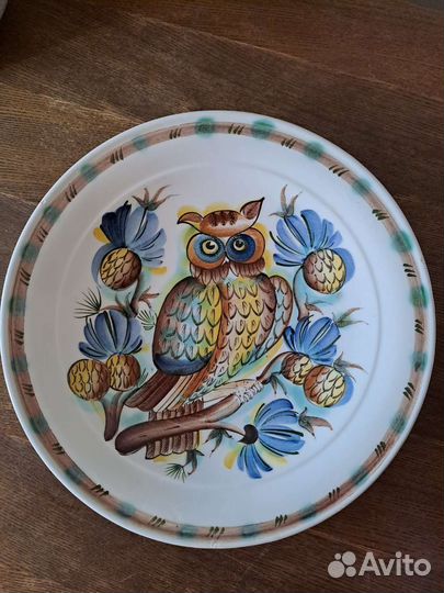 Тарелка декоративная зик