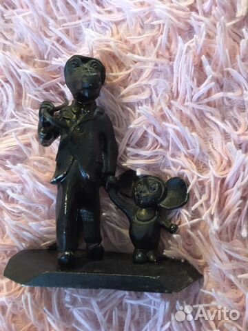 Статуэтка Чебурашка и крокодил Гена