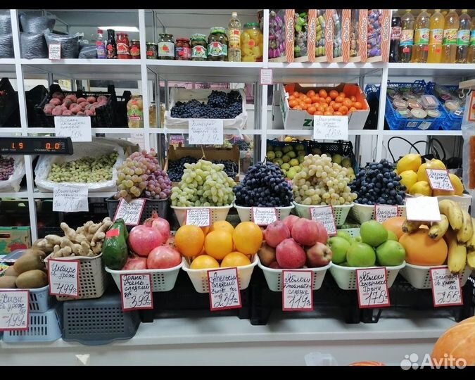 Магазин фрукты и овощи