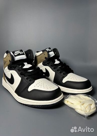 Кроссовки Air Jordan 1 Mocha с мехом