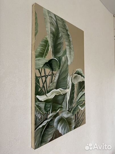 Картина «Тропические листья«