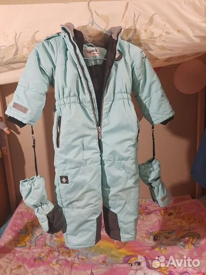 Зимний комбинезон для девочки 98