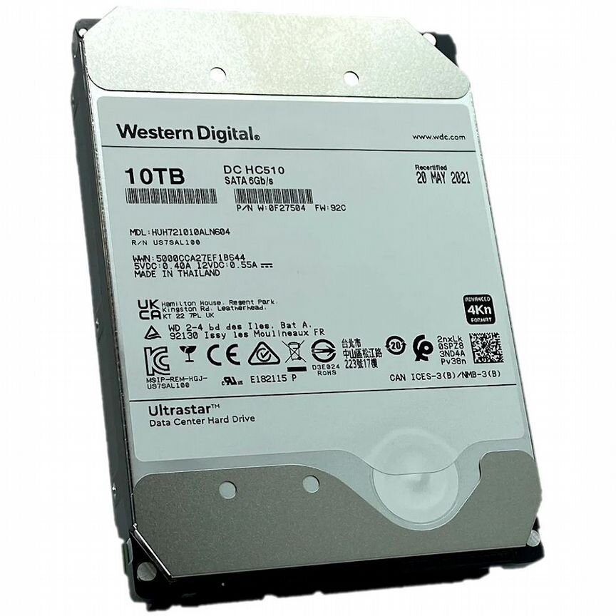 [HUH721010ALN604] Жесткий Диск Western Digital Huh721010aln604 10tb
