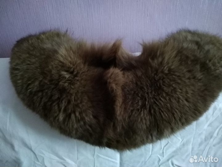 Горжетка из крашенного песца