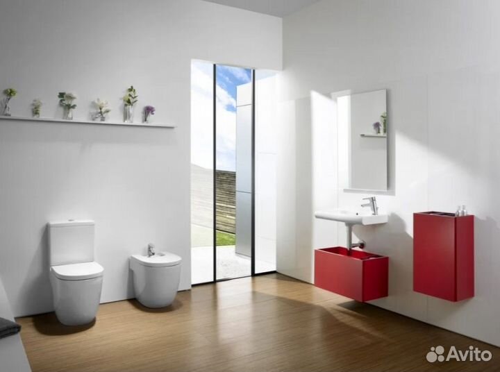 Унитаз-компакт напольный Roca Meridian 342248000